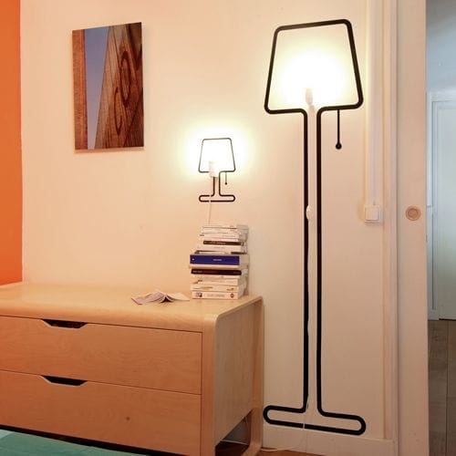 lampara pegadas pared alice rosignoli