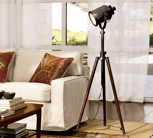 photographer's tripod floor lamp de pottery barn photographer's tripod floor lamp pottery barn lampara tripode fotografia
