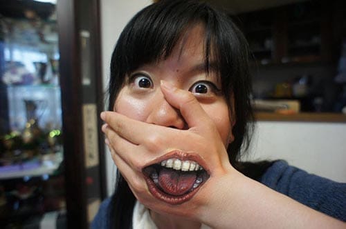 Arte japonés: El body art realista de Chooo-San