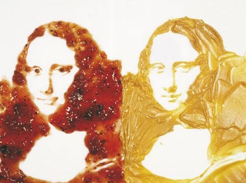 double mona lisa de vik muniz double monalida artista brasileño vik muniz