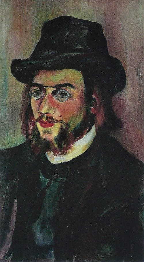 retrato erik satie pitado artista suzanne valadon 1892-1893