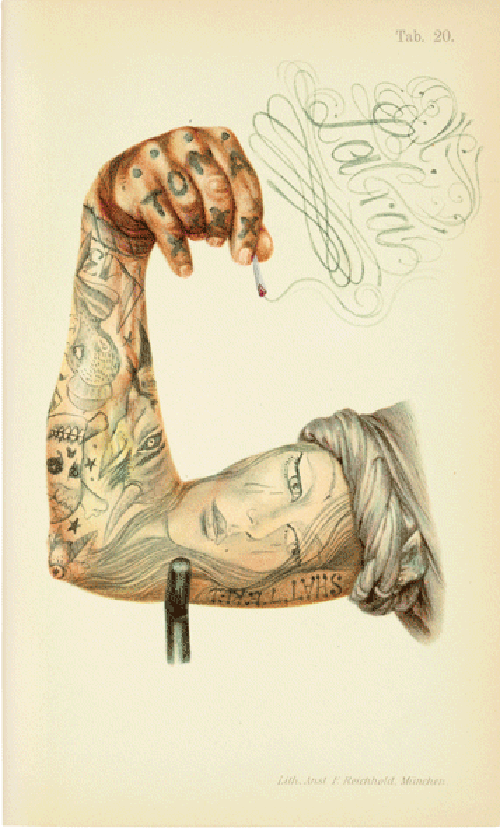 shattered shattered brazo tatuado dr lakra