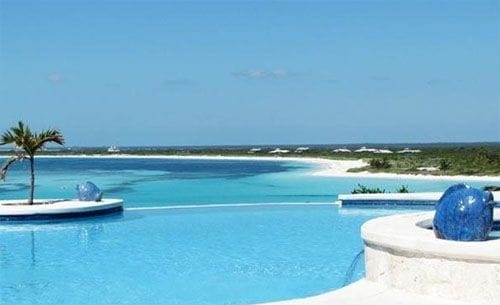 piscina hotel lujo abaco club on winding bay