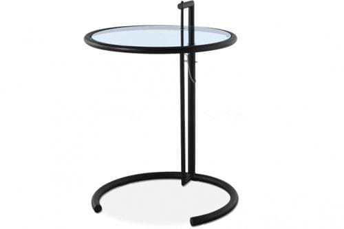 mesilla noche moderna forma curva diseñado eileen gray