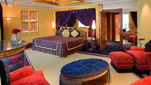 dormitorio hotel lujo burj al arab