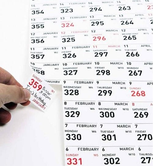calendarios originales