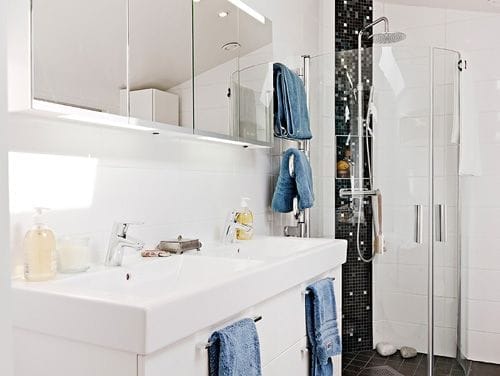 cuarto baño casa nordica estocolmo suecia
