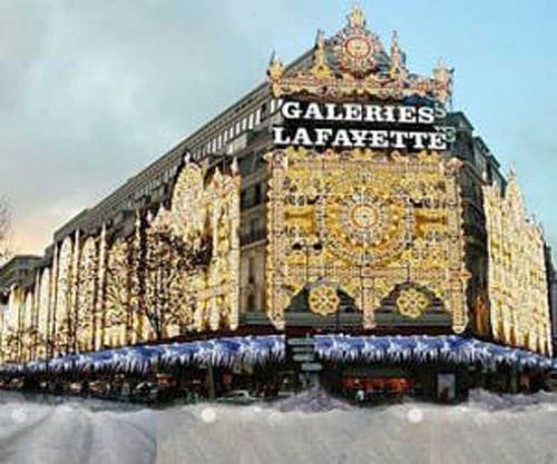 centro comercial lujo galeries lafayette