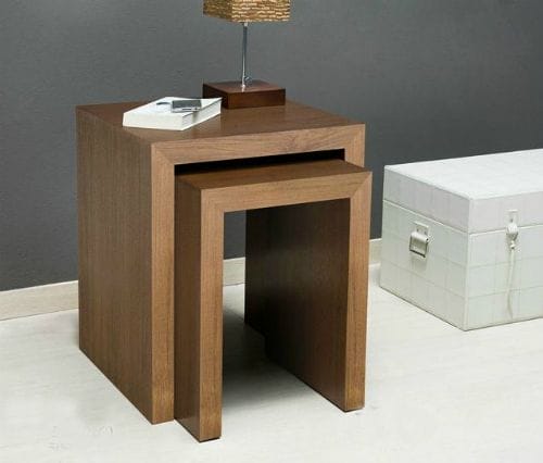 kulunka deco mesilla noche madera dos alturas tienda kulunka decoshop