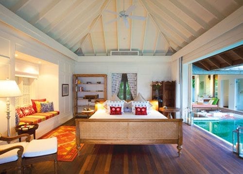 dormitorio hotel lujo naladhu resort maldives