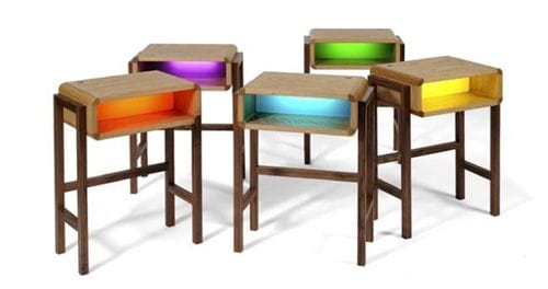 mesilla noche night light table diseñador charlie crowther
