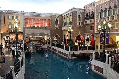 centro comercial lujo the grand canal shoppes