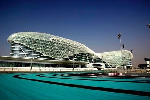 exterior hotel lujo yas viceroy hotel abu dhabi