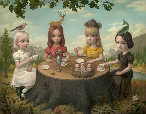 allegory of the four elements mark ryden