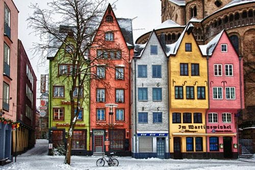 edificios colores colonia alemania