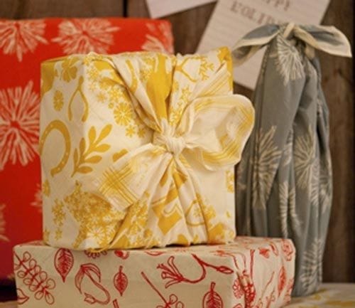envoltorio regalo telas colores