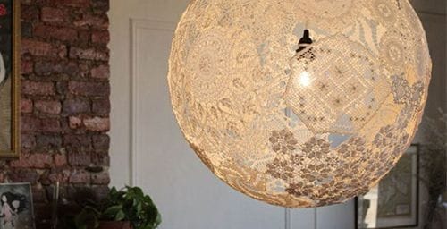 lampara techo encaje