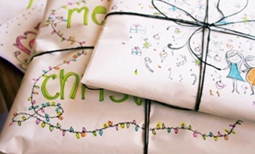 papel pintado regalo