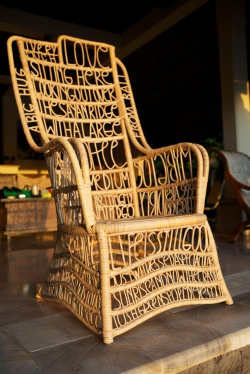 silla diseño stefan sagmeister