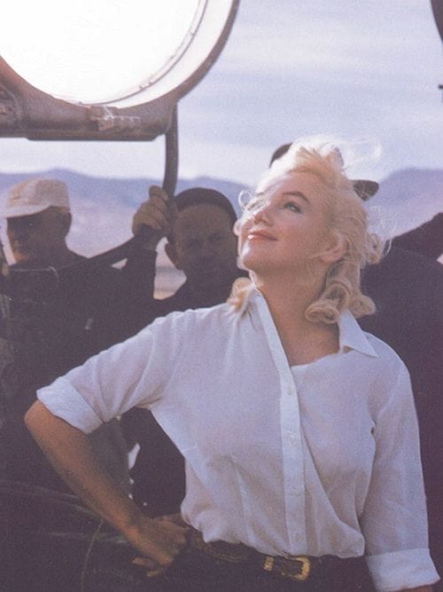 Marilyn Monroe para Eve Arnold.