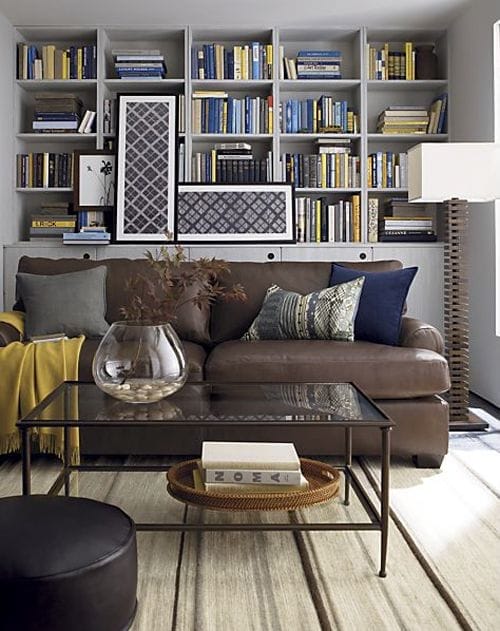 ellis leather sofa create and barrel