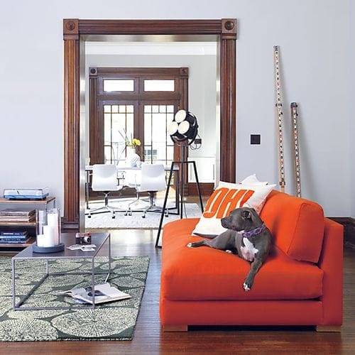 piazza persimmon sofa cb2