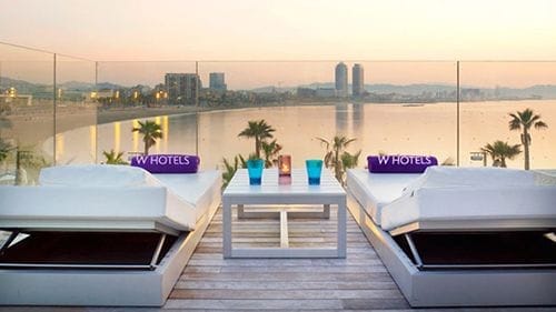 Hotel W en Barcelona.