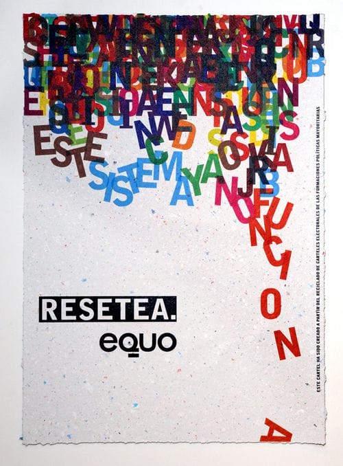 carteles reciclados premio laus