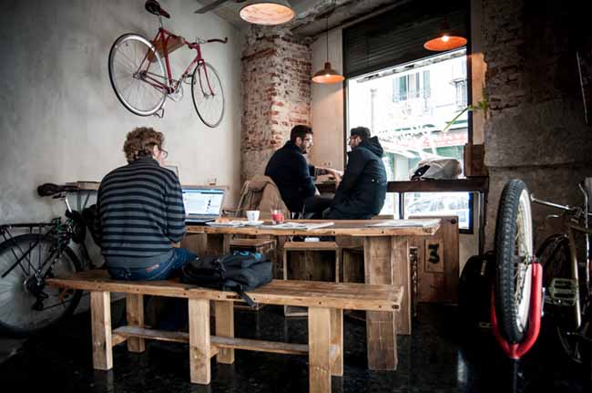 espacio de trabajo cafeteria malasaña