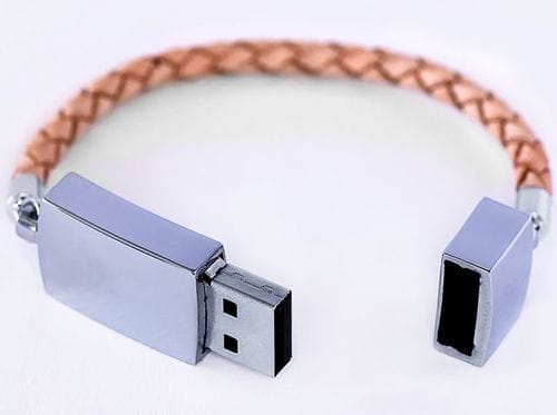 brazalete hombre usb