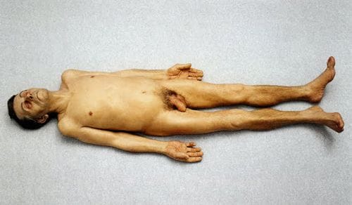 dead dad padre muerto hiperrealismo mueck