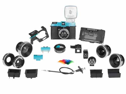 accesorios camara lomografica diana f+ lomography