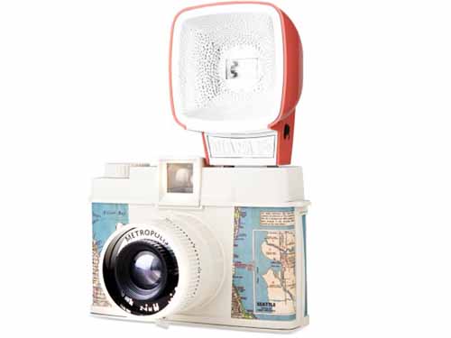 camara lomografica diana f+ diseño metropoli lomography