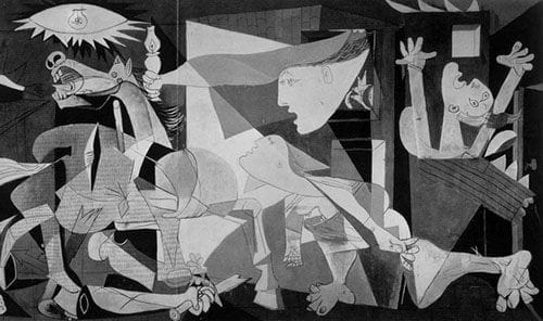 Guernica de Picasso. 