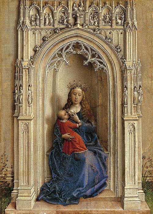La Virgen con el Niño entronizada, de Van der Weyden.