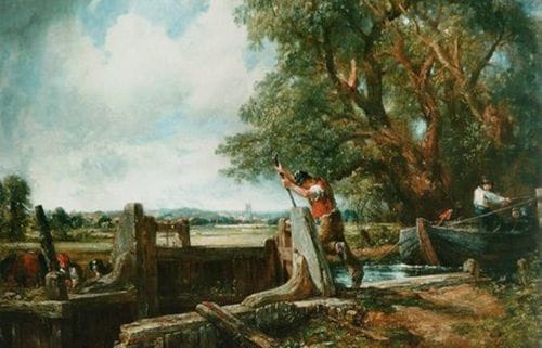 museo thyssen-bornemisza La esclusa, de John Constable.