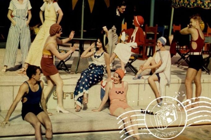 mujeres bañador años 20