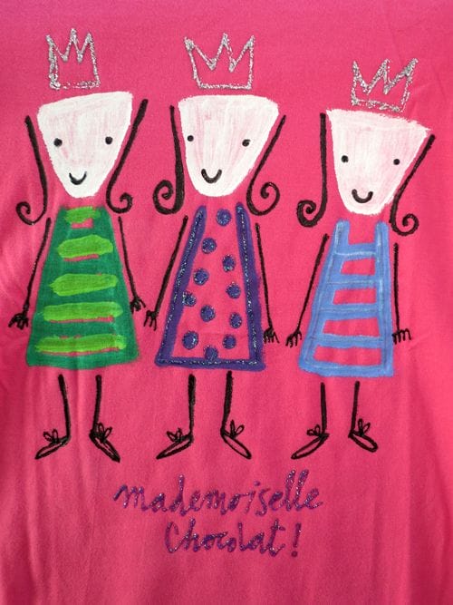 camiseta rosa madmoiselle chocolat participante nueva convocatoria madmoisellechocolat-shirts.blogspot.com.es