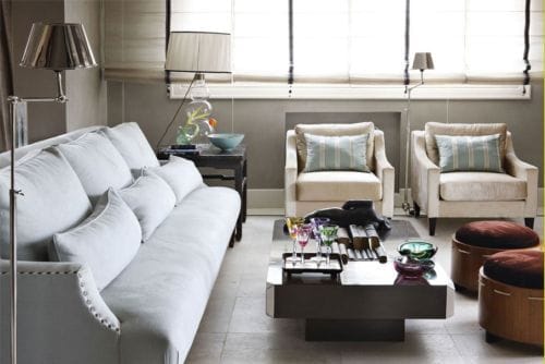 chamberi madrid salon sofa azul