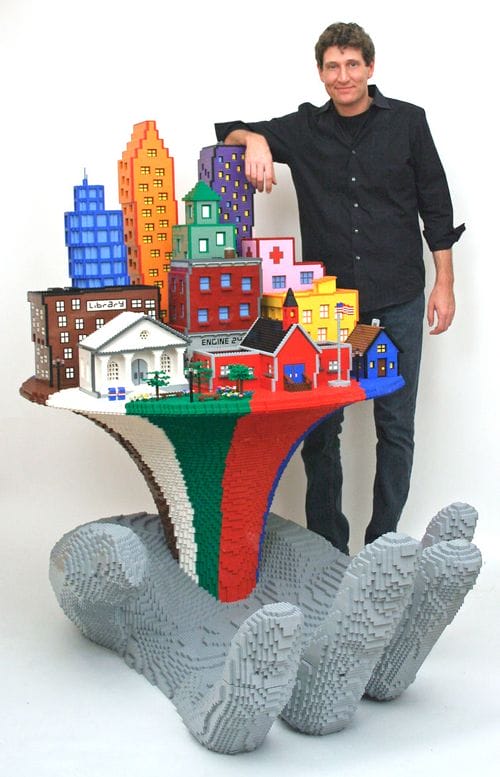 escultura lego nathan sawaya fastcocreate.com