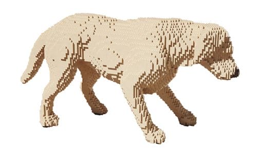 dog escultura lego nathan sawaya in pieces inpiecescollection.com
