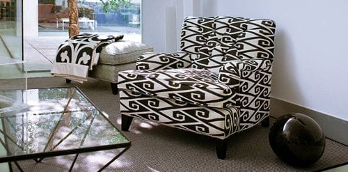 sillon blanco negro diseño gaston daniela gastonydaniela.com
