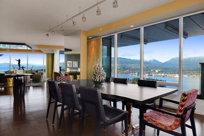 comedor ventanal vistas