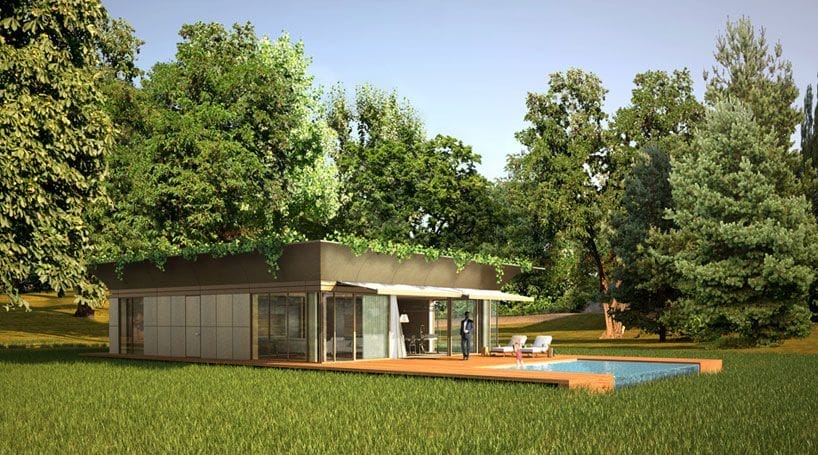 casa modular jardin