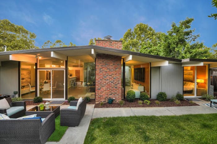 Diseño Casa Eichler Mid Century