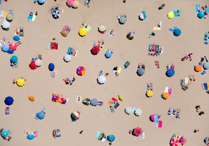Fotografías aéreas de playas por el fotógrafo Gray Malin