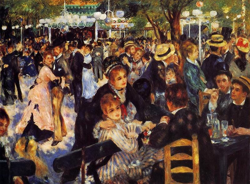 fiesta cuadro impresionista renoir
