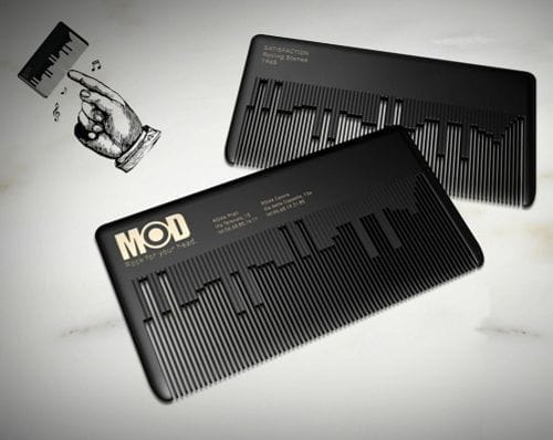 Tarjetas comerciales 3: saludos con identidad