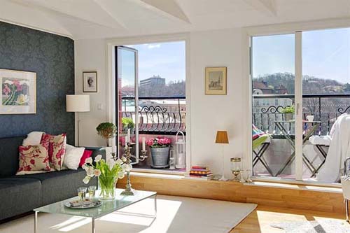 Apartamento ático acogedor.