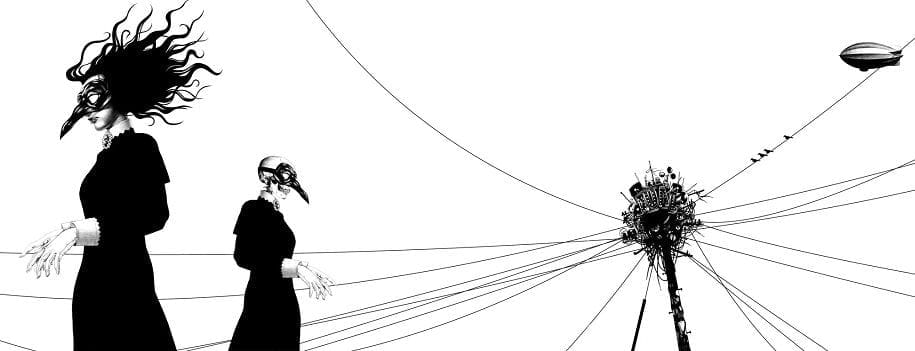 Ilustraciones a bolígrafo; la reformulación artística